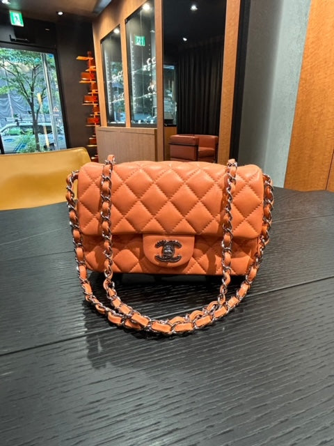 赤坂ブランドバッグ買取migliore(ミリオレ)9月21日 CHANEL(シャネル)マトラッセ20 オレンジ買取