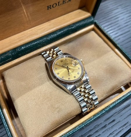 ROLEX買取強化中!赤坂買取migliore(ミリオレ)10月24日ROLEX デイトジャスト 16233G買取