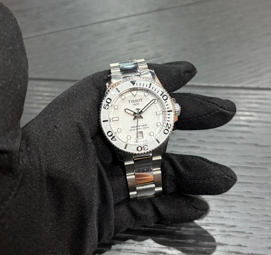 赤坂ブランド腕時計買取migliore(ミリオレ)2025.2月12日 TISSOT(ティソ)シースター T120210買取