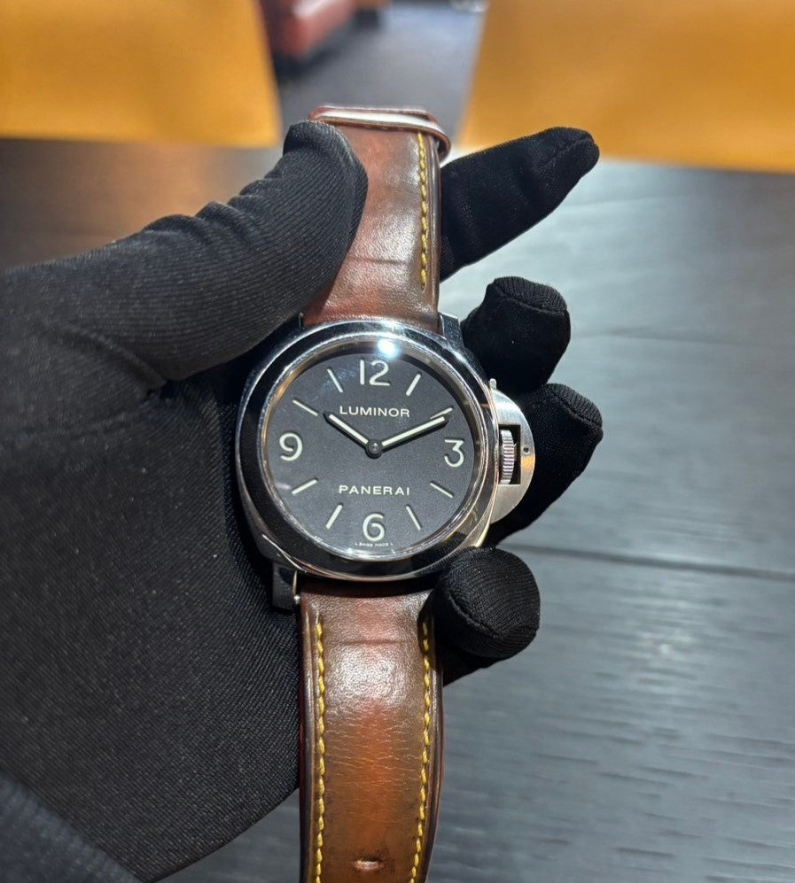 赤坂ブランド腕時計買取migliore(ミリオレ)4月1日 PANERAI(パネライ)ルミノールベースPAM000112買取
