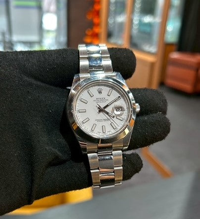 ROLEX買取強化キャンペーン実施中!赤坂ブランド腕時計買取migliore(ミリオレ)4月10日 ロレックス デイトジャスト41 Ref.116300買取
