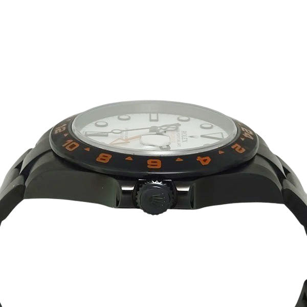 エクスプローラーⅡ 216570 ランダム番 ホワイト文字盤 PVDコーティングカスタム