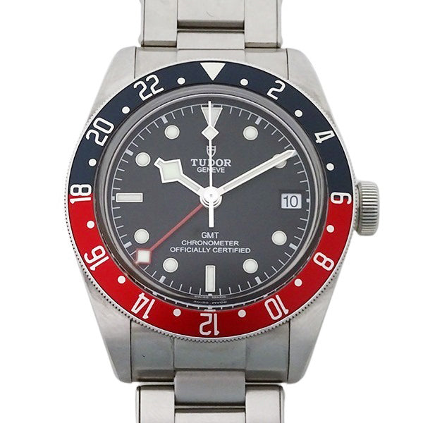 【TUDOR チューダー(チュードル)】ヘリテージ ブラックベイGMT 79830RB【中古】