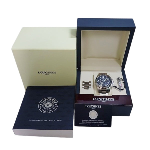 LONGINES ロンジン コンクエスト クロノグラフ L2.744.4 自動巻き【中古】