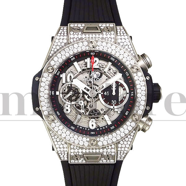 ビッグバン ウニコ チタニウム パヴェ 411.NX.1170.RX.1704 2023年6月コンプリートサービス済み