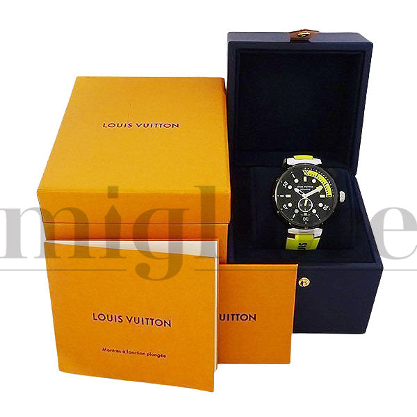 タンブール ストリートダイバー ネオンブラック QA122Z