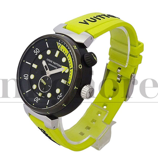 タンブール ストリートダイバー ネオンブラック QA122Z