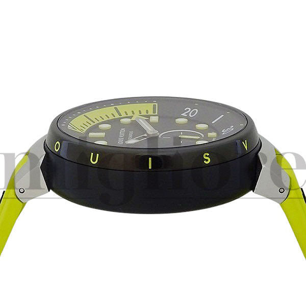 タンブール ストリートダイバー ネオンブラック QA122Z