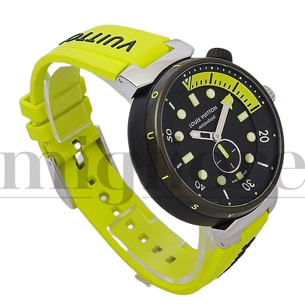 タンブール ストリートダイバー ネオンブラック QA122Z