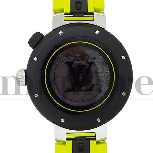 タンブール ストリートダイバー ネオンブラック QA122Z