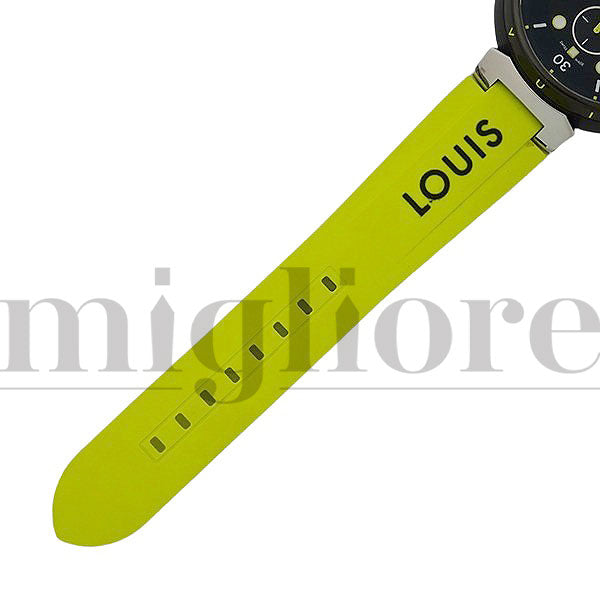 タンブール ストリートダイバー ネオンブラック QA122Z