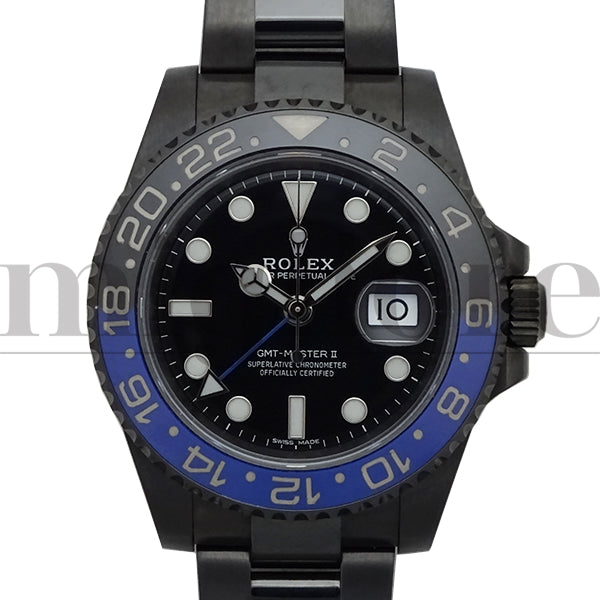 GMTマスターⅡ 116710BLNR ランダム番 DLCコーティングカスタム