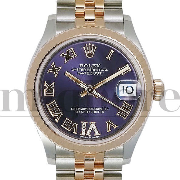 デイトジャスト31 278271 パープル オーベルジーヌ 2023年5月ギャラ ランダム番