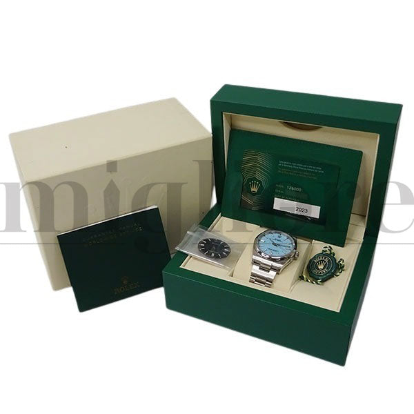 オイスターパーペチュアル 36 126000 ターコイズ ブルー カスタム