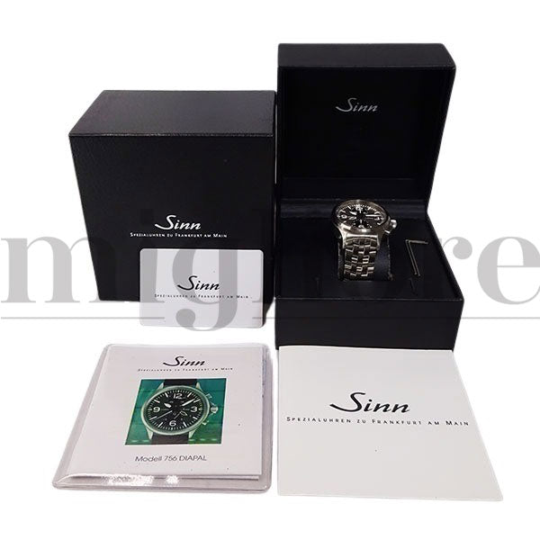SINN ジン インストゥルメント クロノグラフ 756 UTC ディアパル 756.DIAPAL