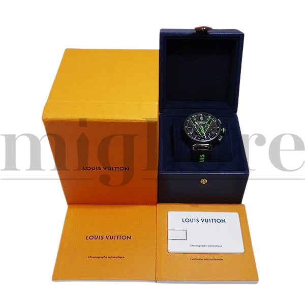 タンブール オトマティック ダミエ・グラフィット レース QA130Z