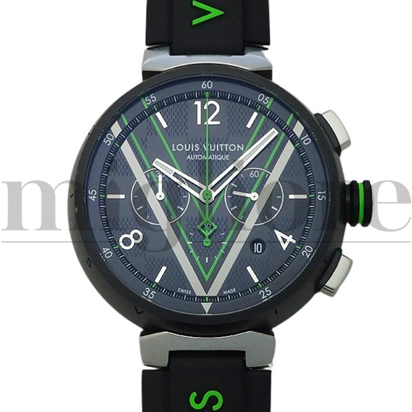 タンブール オトマティック ダミエ・グラフィット レース QA130Z