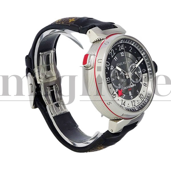 タンブール グラフィット クロノグラフ GMT Q1A40