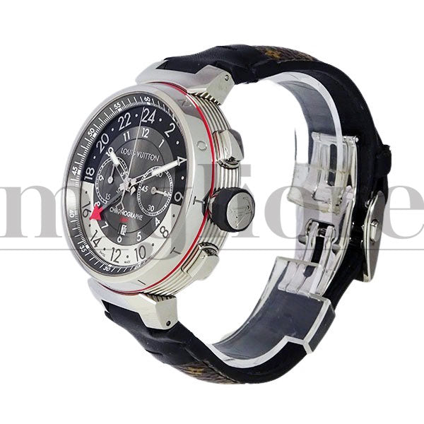 タンブール グラフィット クロノグラフ GMT Q1A40