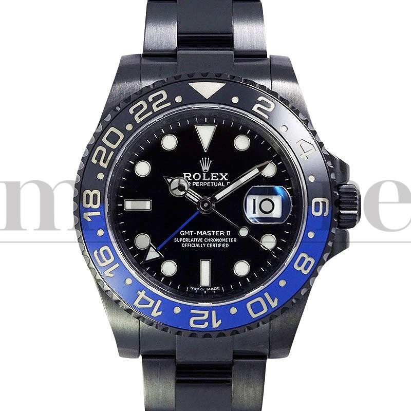 GMTマスターⅡ 116710BLNR DLCブラックカスタム