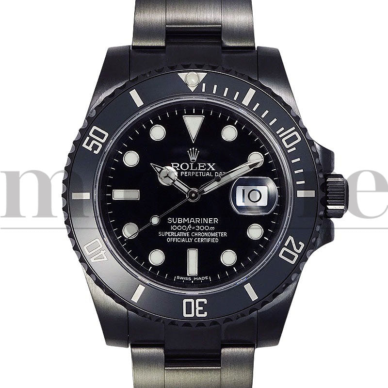 サブマリーナ デイト 116610LN DLCブラックカスタム