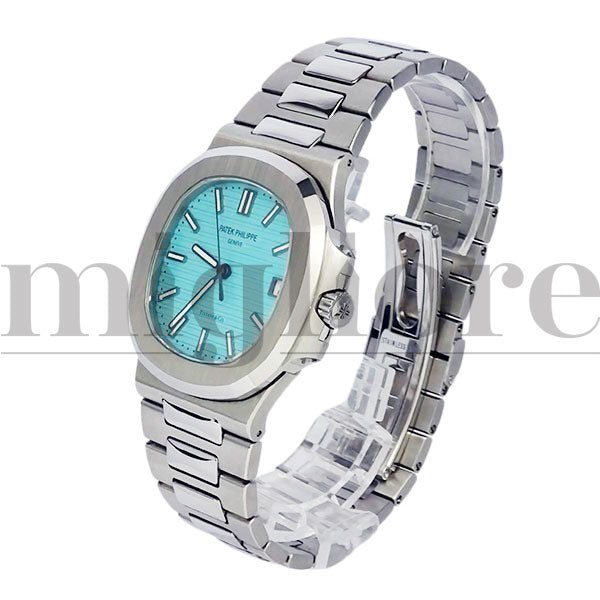 ノーチラス 5711/1A-011ベース 5711/1A-018 ティファニーブルーダイヤルカスタム