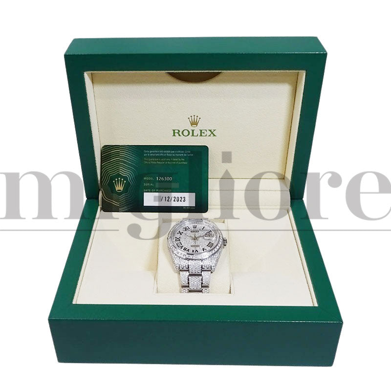 デイトジャスト41 アフターダイヤセッティング 126300