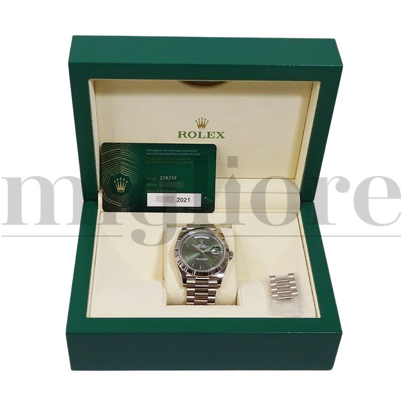 デイデイト40 228239 オリーブグリーン