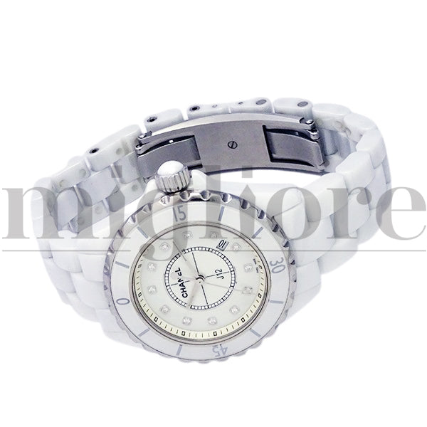 J12 H1628 12Pダイヤモンド ホワイトセラミック