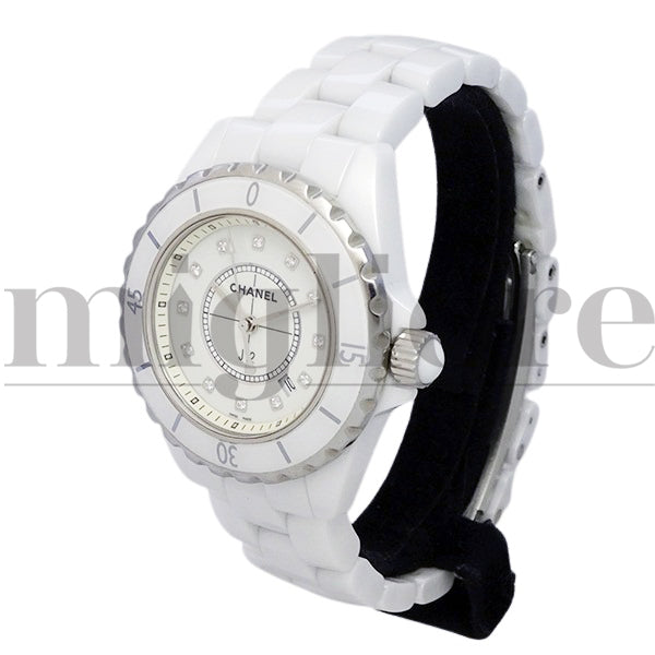 J12 H1628 12Pダイヤモンド ホワイトセラミック