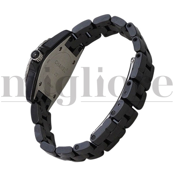 J12 H2569 ブラックセラミック 8Pダイヤモンド