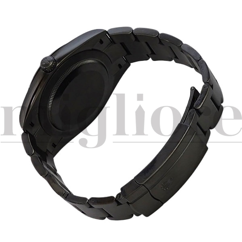 オイスターパーペチュアル 41 DLCコーテイングカスタム 124300 ターコイズブルー