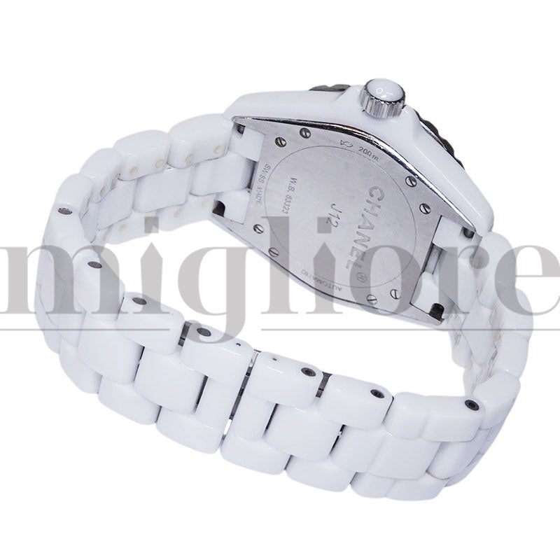 J12 H2423 38mm ホワイトセラミック 8Pダイヤ