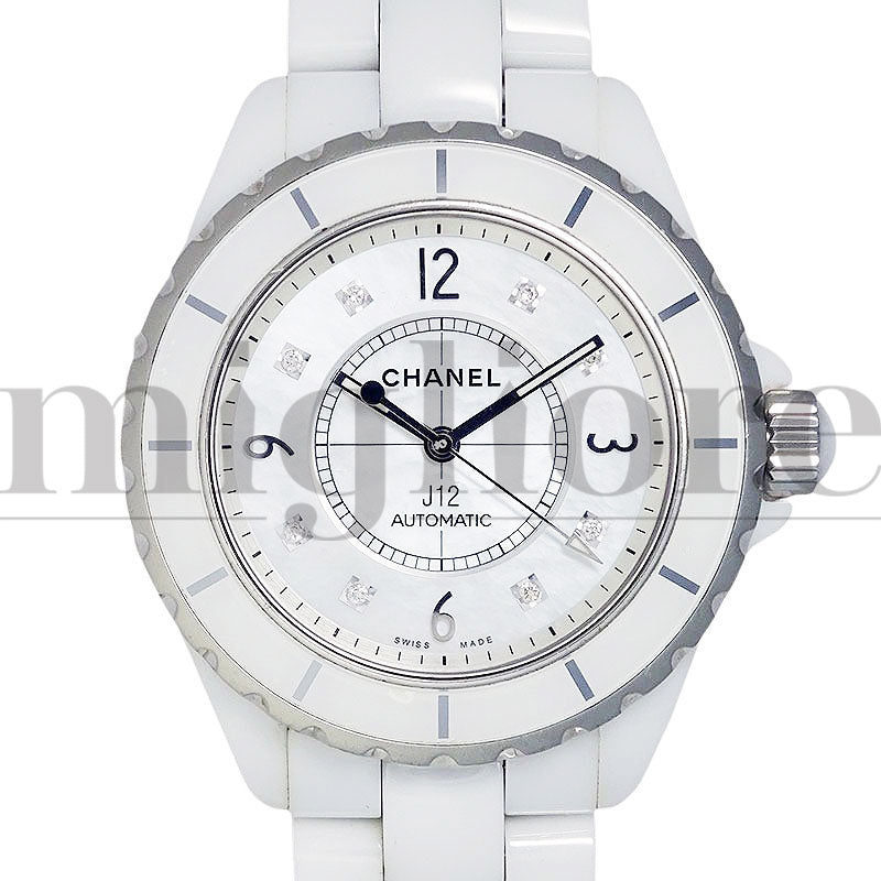 J12 H2423 38mm ホワイトセラミック 8Pダイヤ