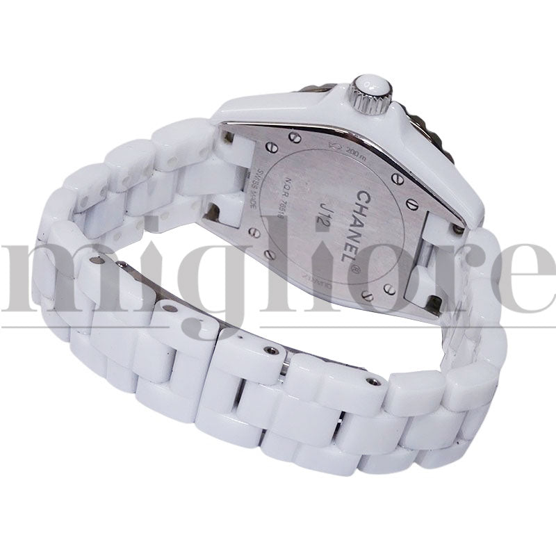 J12 H2422 ホワイト セラミック 8Pダイヤ