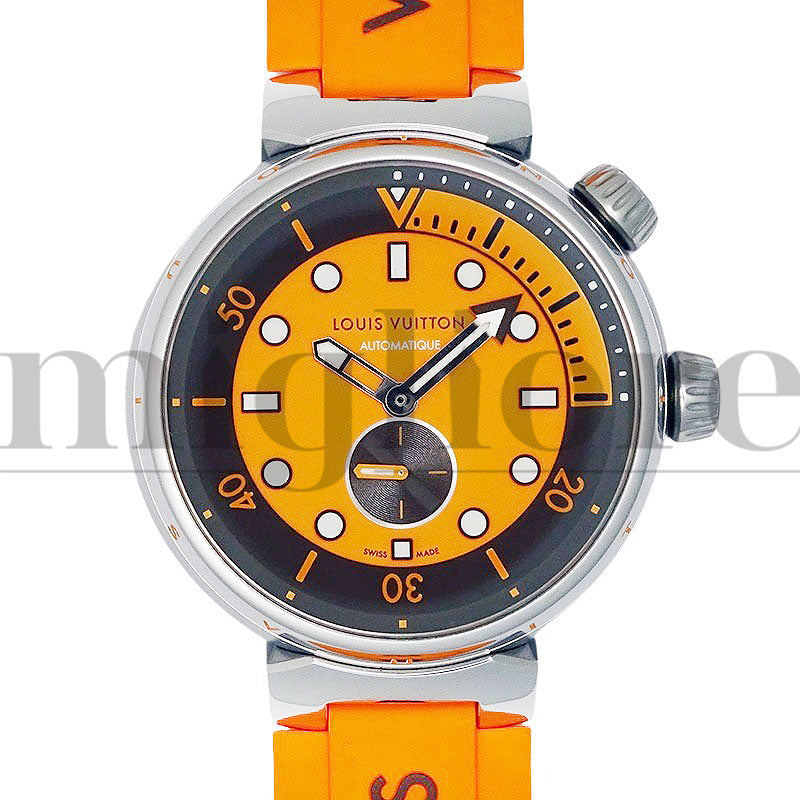 タンブール オトマティック ストリート ダイバー バーニングロック QA172