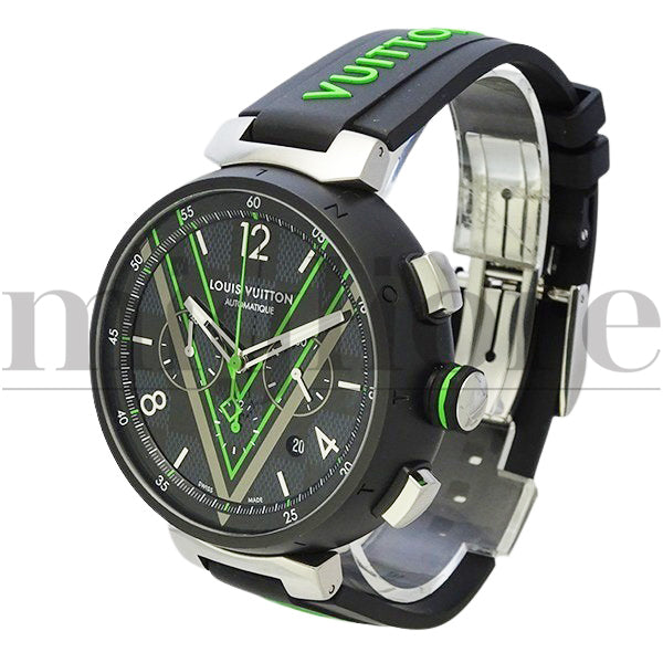 タンブール オトマティック ダミエ・グラフィット レース QA130Z