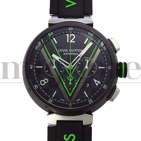 タンブール オトマティック ダミエ・グラフィット レース QA130Z