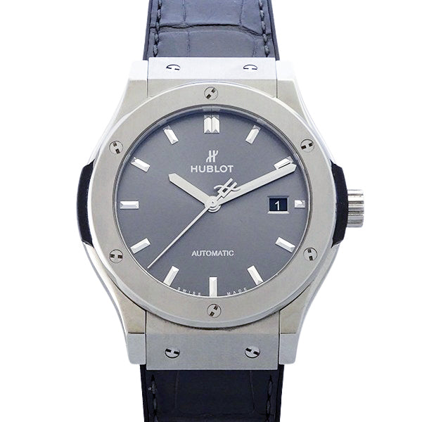 HUBLOT ウブロ クラシックフュージョン チタニウム レーシンググレー 542.NX.7071.LR メンズ 腕時計【中古】