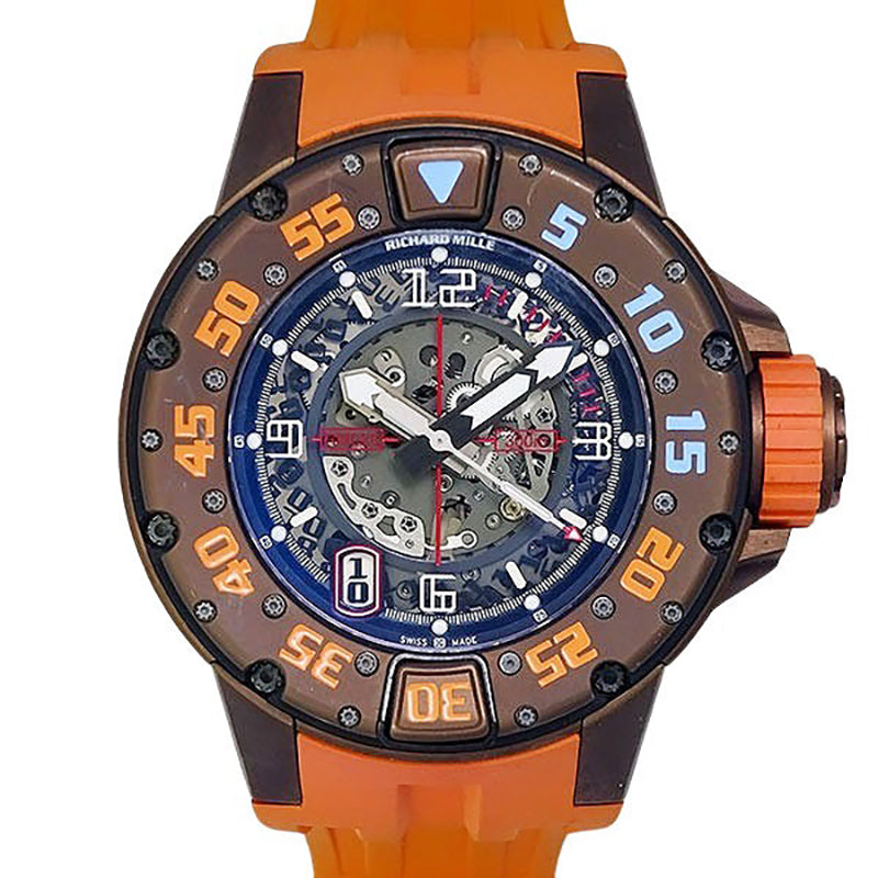 RM028 オートマティック ダイバー ブラウン PVD