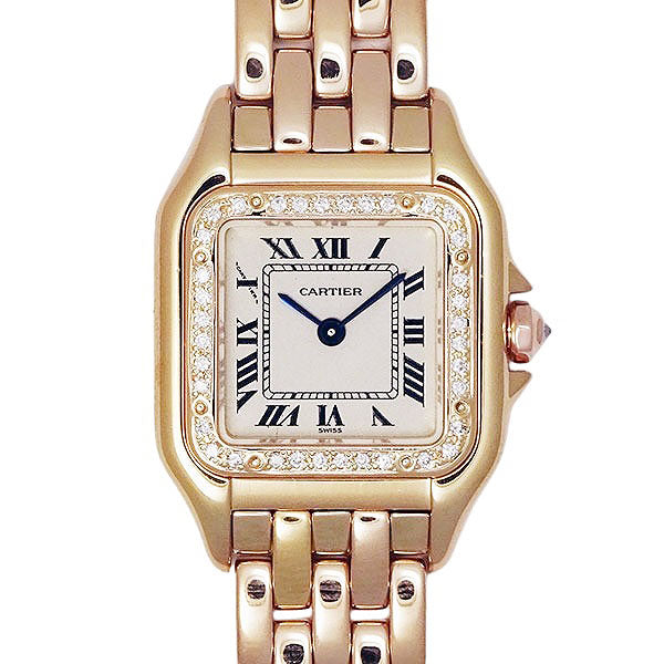 Cartier カルティエ パンテールSM 1120 PGコーティング アフターダイヤ