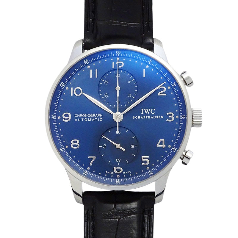 IWC アイダブルシー ポルトギーゼ クロノグラフ IW371491 メンズ 腕時計 【中古】