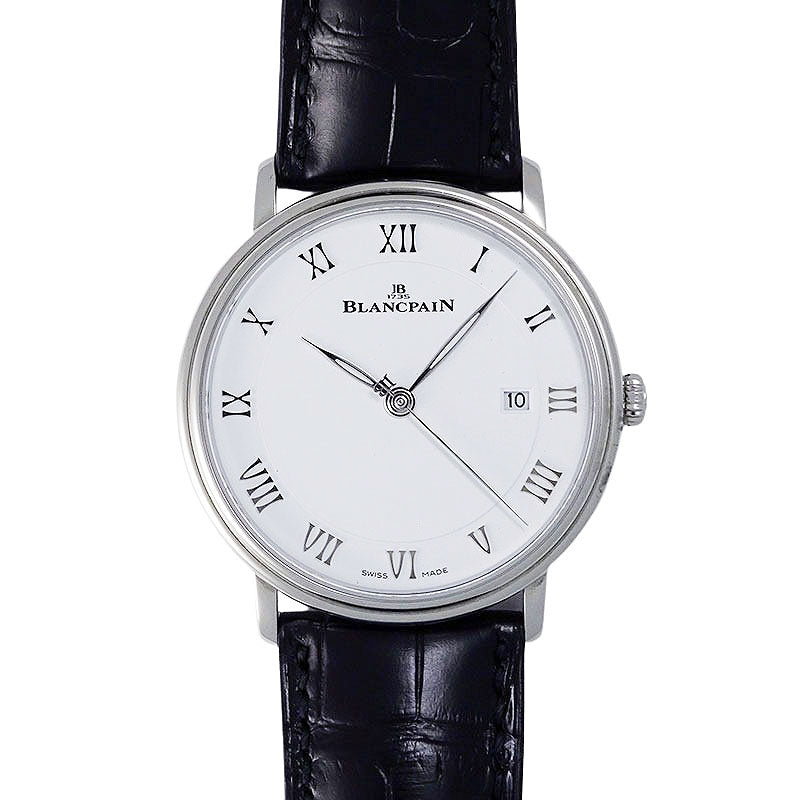 BLANCPAIN ブランパン ヴィルレ ウルトラスリム 6651 1127 55B 40.0mm SS/ラバー ホワイト文字盤 メンズ 自動巻き【新品】