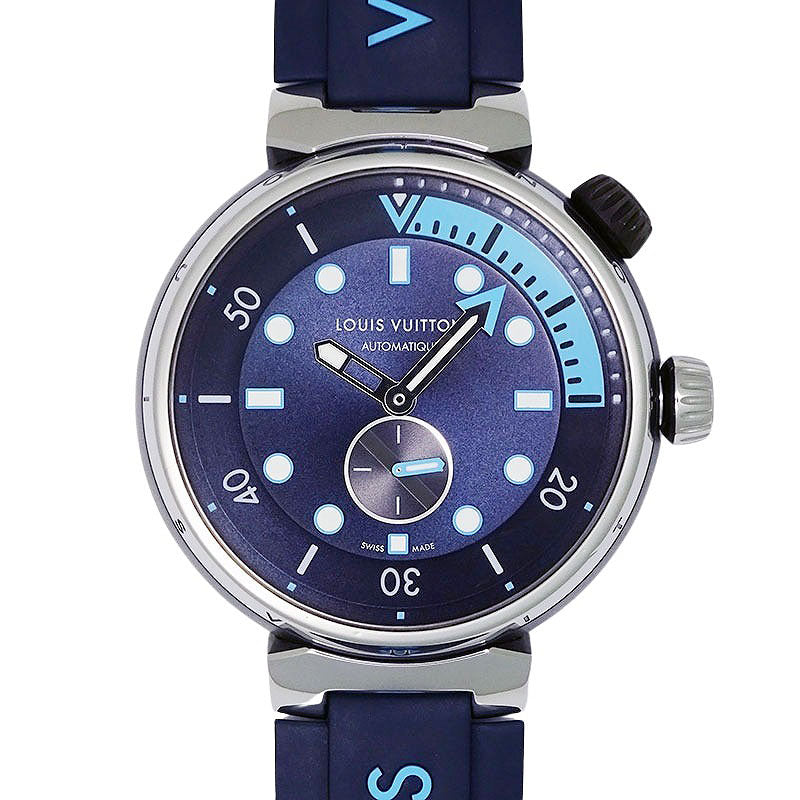LOUIS VUITTON ルイヴィトン タンブール ストリートダイバー スカイラインブルー QA121Z