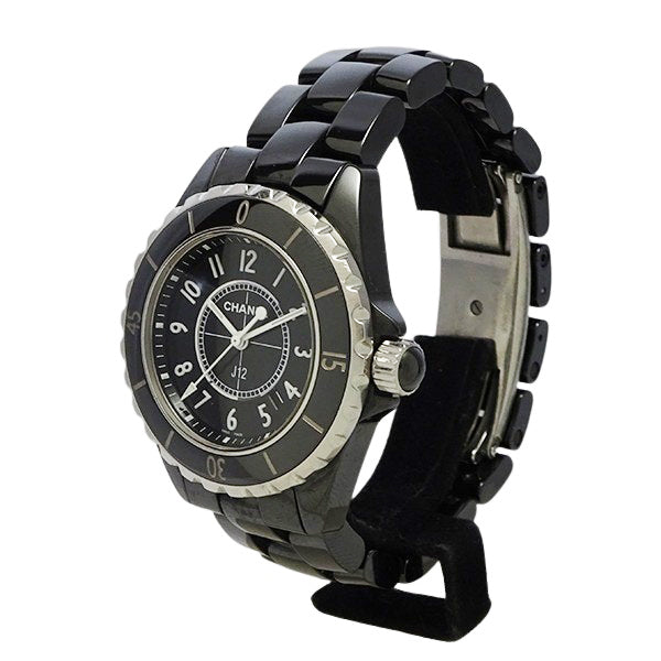 CHANEL シャネル J12 H0682 ブラックセラミック 33mm レディース 腕時計【中古】