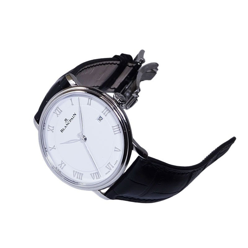 BLANCPAIN ブランパン ヴィルレ ウルトラスリム 6651 1127 55B 40.0mm SS/ラバー ホワイト文字盤 メンズ 自動巻き【新品】
