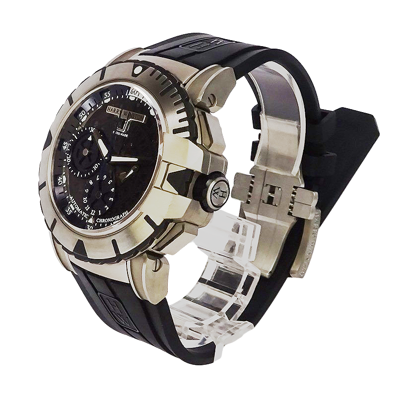 HARRY WINSTON ハリーウィンストン オーシャンスポーツ クロノグラフ ブラック OCSACH44ZZ001