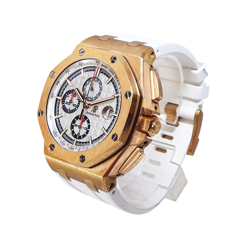 AUDEMARS PIGUET ロイヤルオーク オフショアクロノグラフ サマーエディション 26408OR.OO.A010CA.01 世界限定500本 メンズ 腕時計 【中古】