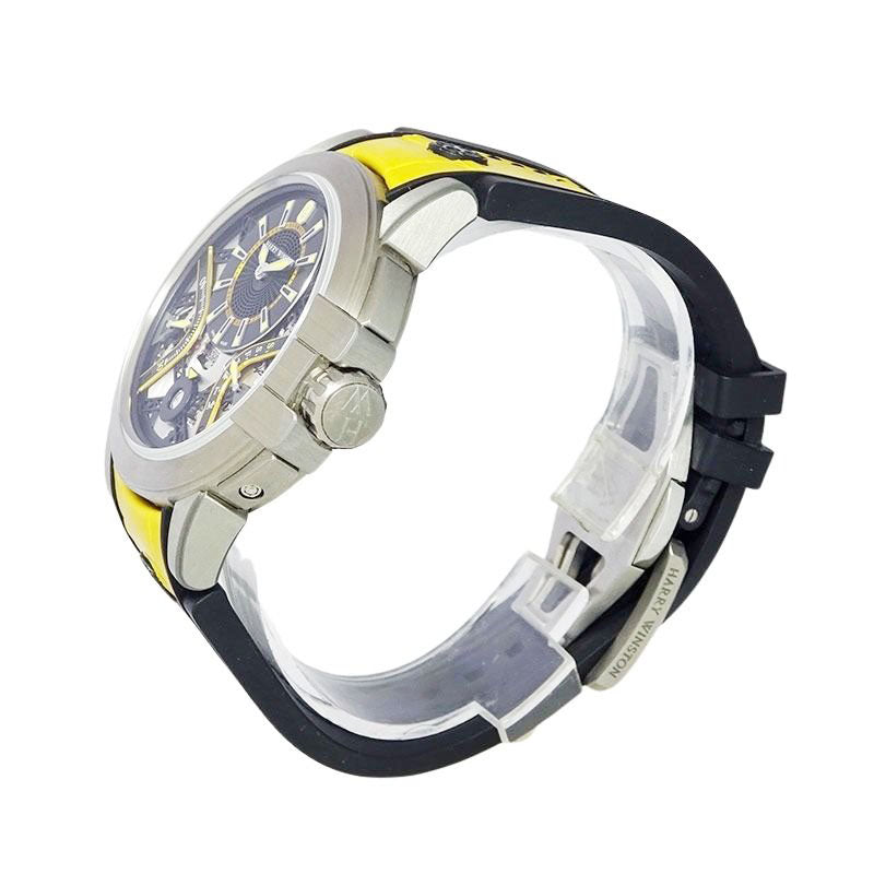 HARRY WINSTON ハリーウィンストン オーシャン ザリウム バリエーション イエロー OCEABI42ZZ002 世界100本限定【中古】