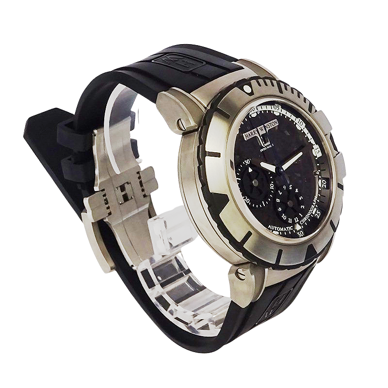 HARRY WINSTON ハリーウィンストン オーシャンスポーツ クロノグラフ ブラック OCSACH44ZZ001